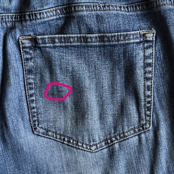 Ann Taylor Loft Relaxed Fit Mom Taper Straight Leg Denim Jeans Blue Women's 10P - Picture 4 of 6